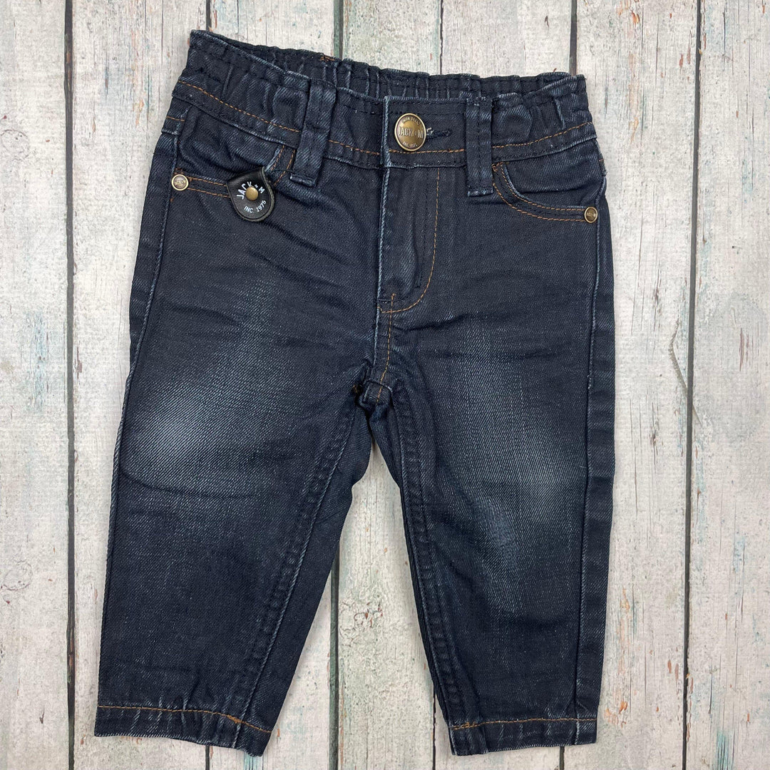 Jack & Milly Baby Boys Denim Jeans- Size 0 - Jean Pool