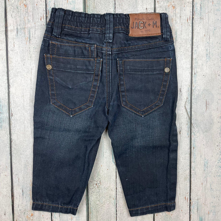 Jack & Milly Baby Boys Denim Jeans- Size 0 - Jean Pool