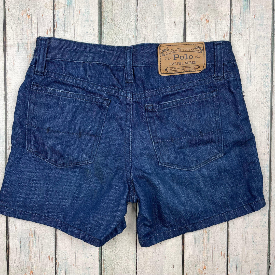 Polo by Ralph Lauren Classic Denim Shorts - Size 8Y - Jean Pool