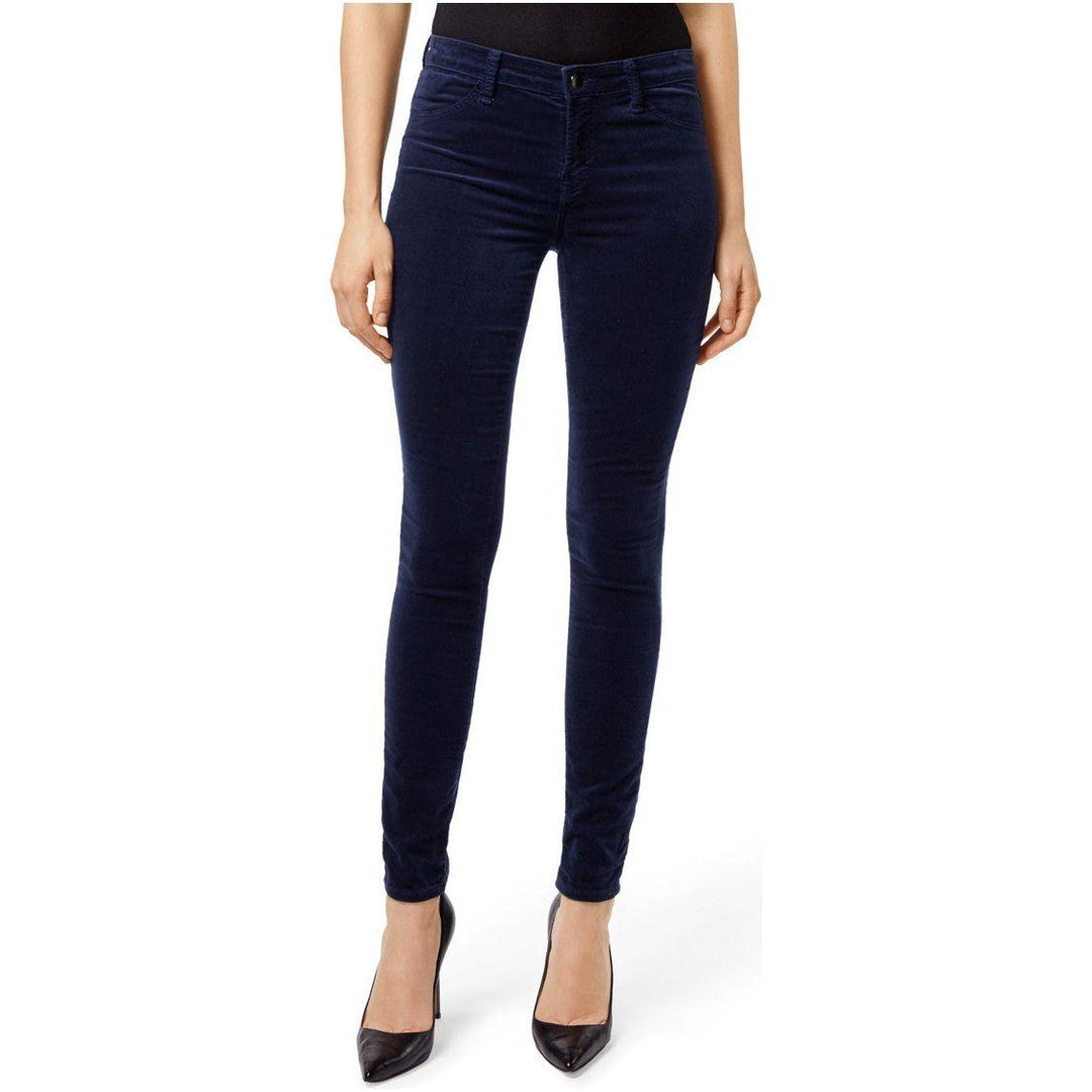 NWT- J Brand Navy Velvet 'Maria' High Rise Skinny Jeans- Size 28 - Jean Pool