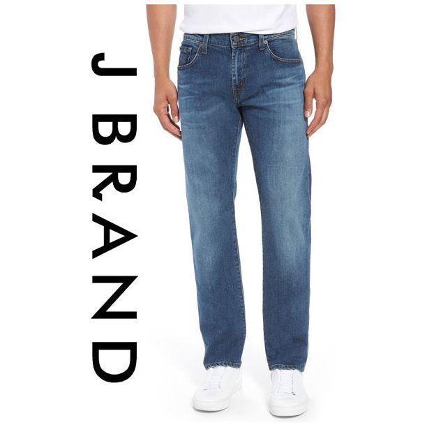 NWT - J Brand Men's 'Kane' Straight Distressed Aged Wash Jeans - Size 32/34 - Jean Pool