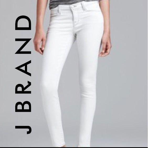 NEW-J Brand White Out 'Legging' Jeans - Size 25 or 7AU - Jean Pool