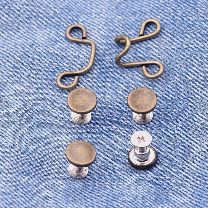 Waist Cinch Set Antique Brass Design Repair Kit - Mending is better than ending! - Jean Pool