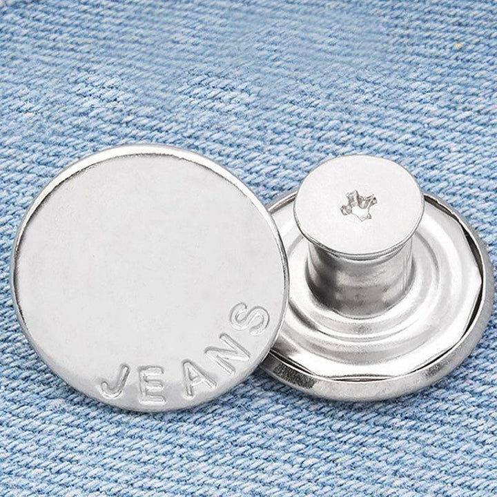 Jean Button Silver Repair Kit - Mending is better than ending! - Jean Pool