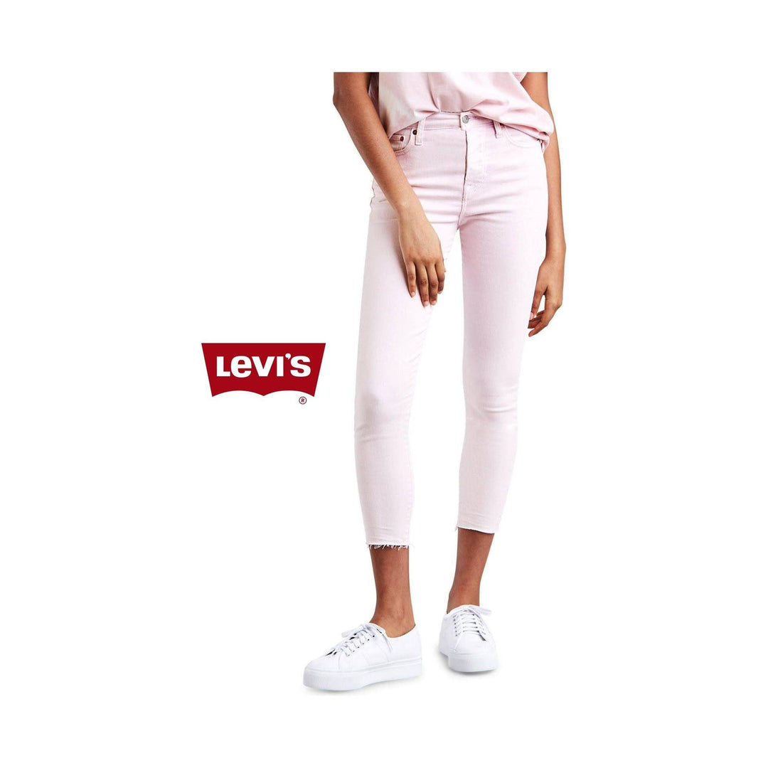 NWT - Levis 'Wedgie Fit' Pastel Pink High Rise Tapered Jeans -Size 28 - Jean Pool