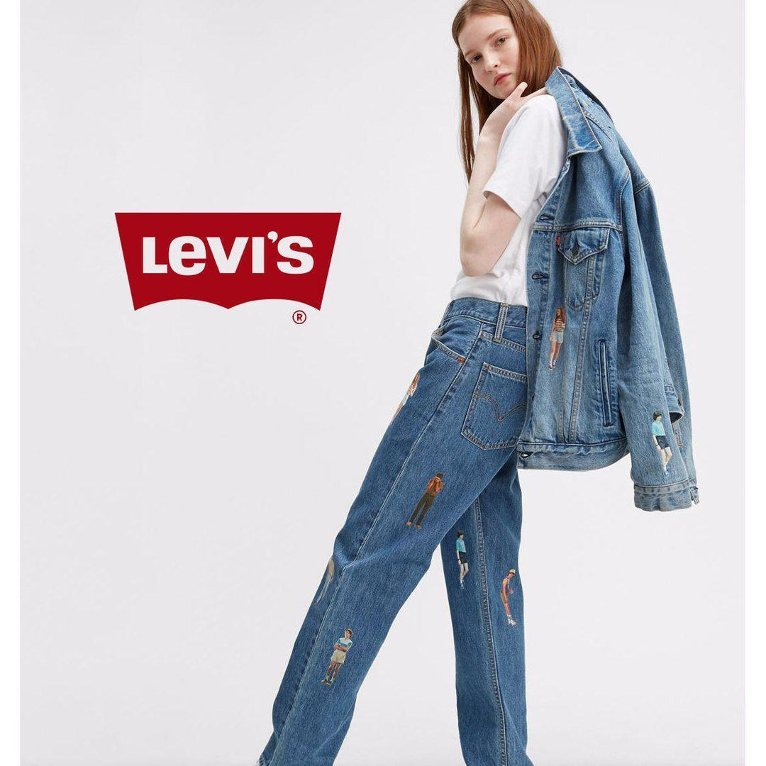 NWT - Levis x Stranger Things Ladies 'Dad Jeans' -Size 28 - Jean Pool