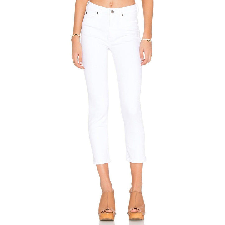 NWT- MIH 'Niki' White High Rise Crop Jeans- Size 26 - Jean Pool