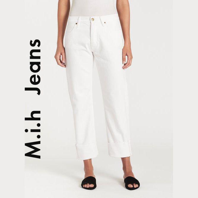 NWT- M.i.h 'Pheobe' White Boyfriend Jeans RRP $370 -Size 29 - Jean Pool