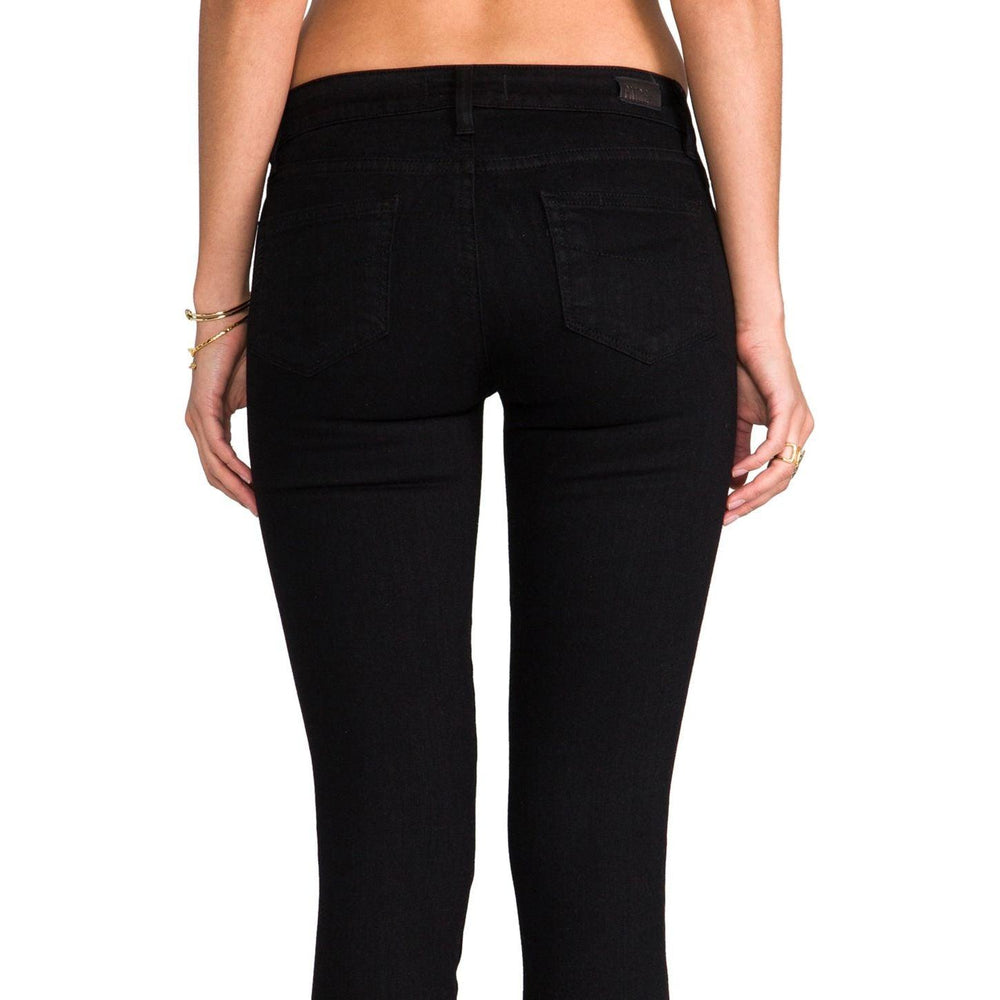 NWT- Paige Denim 'Skyline Skinny' in Black Shadow Jeans- Size 32 - Jean Pool