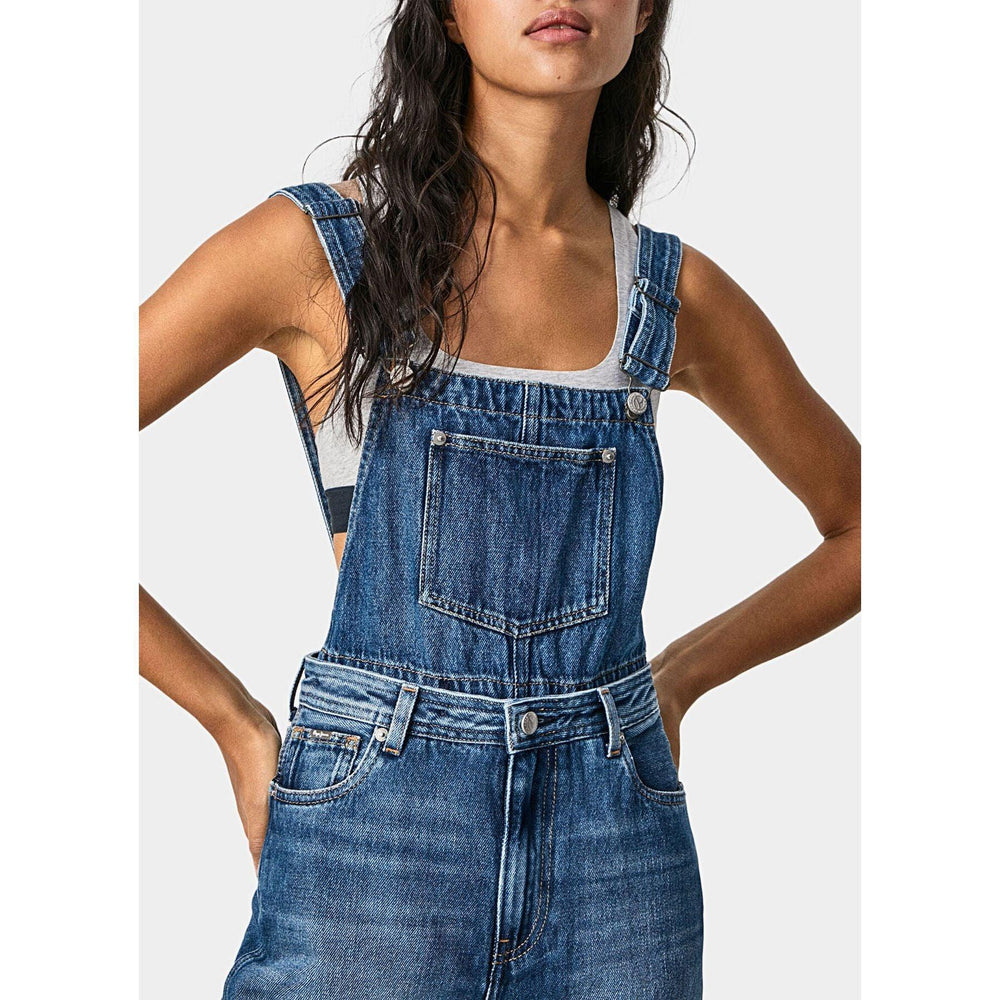 Pepe Jeans - 'Shay Adapt' Convertible Overalls -Size M - Jean Pool