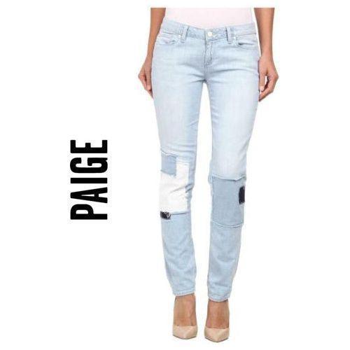 NWT - Paige Denim 'Jimmy Jimmy Boyfriend Skinny' Powell Patched Wash - Size 27 - Jean Pool