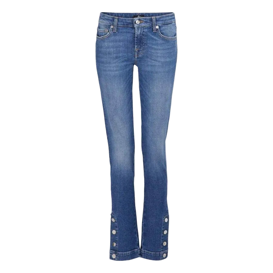 7 for all Mankind 'Pyper' Jeans in Vintage Robertson Wash with Leg Snaps Size- 27 - Jean Pool