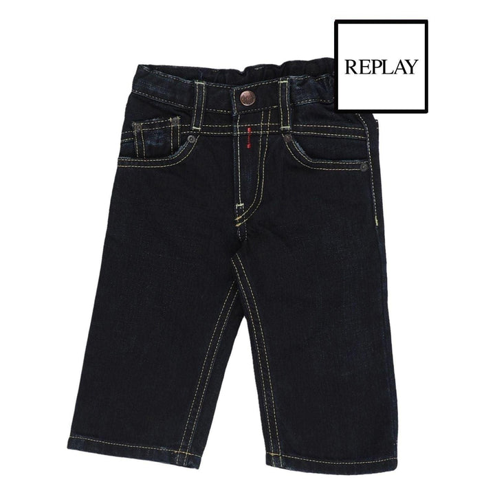 NWT - Replay & Sons Blue Denim Toddler Jeans - Size 12M - Jean Pool