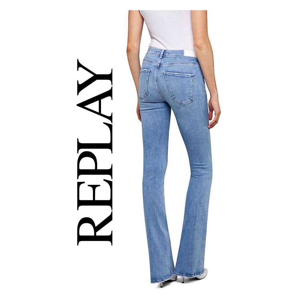 NWT - Replay Italy 'Stella Flare' Denim Jeans RRP $265.00- Size 25 - Jean Pool