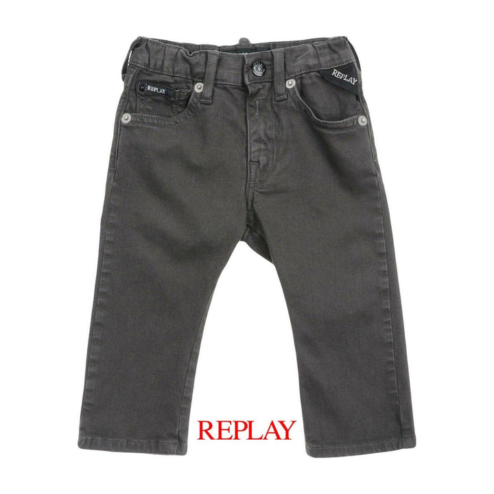 NWT - Replay Kids Charcoal Baby Jeans - Size 6M - Jean Pool