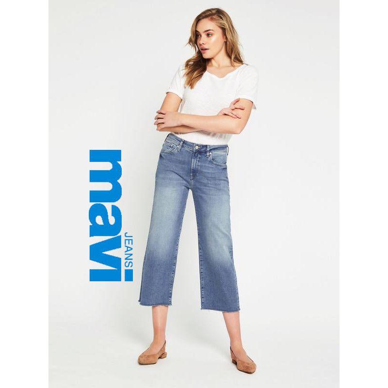 NWT - Mavi 'Romee' Ladies High Rise Wide Crop Jeans -Size 30 - Jean Pool