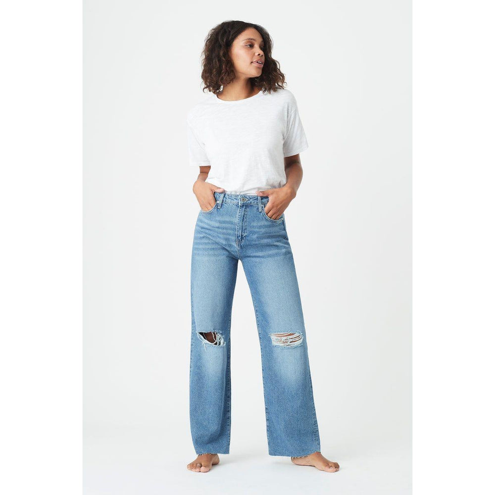 NWT - Mavi Jeans 'Sunday' Ripped High Waist Wide Leg Jeans -Size 32 - Jean Pool