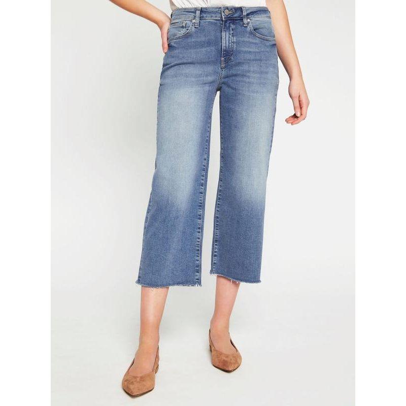 NWT - Mavi 'Romee' Ladies High Rise Wide Crop Jeans -Size 24 - Jean Pool