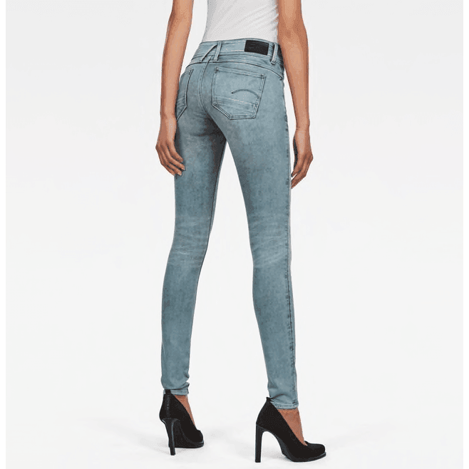 NWT - G Star RAW Womens 'Lynn' Lt Aged Mid Skinny Jeans -Size 27/32 - Jean Pool