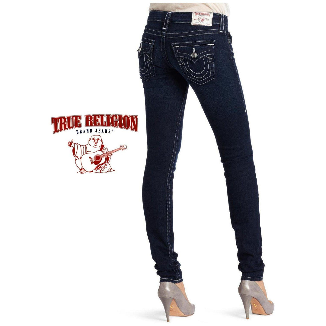 NWT - True Religion 'Julie' Lonestar Straight Jeans- Size 26 - Jean Pool