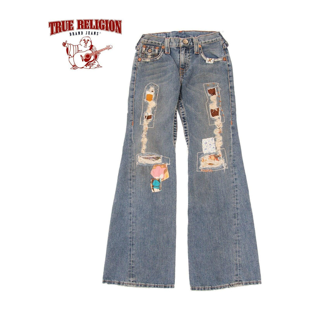 True Religion Girls 'Joey' Woodstock Bootleg Jeans Brand New - Size 12Y - Jean Pool