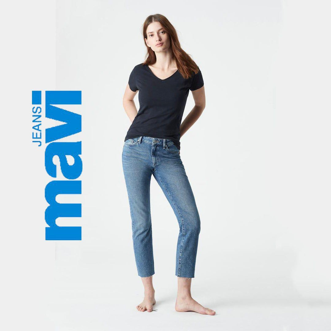NWT - Mavi Jeans 'Viola' High Slim Straight Denim Jeans -Size 27 - Jean Pool