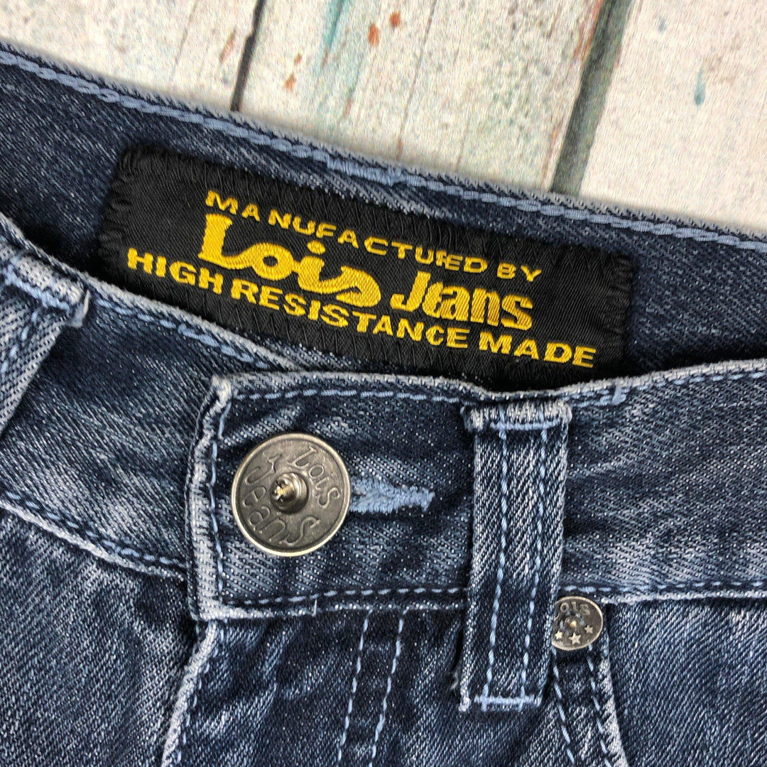 Lois 1990's 'S11 Straight' Vintage Blue Jeans- Size 27"-Jean Pool