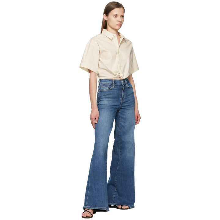 NWT- Frame Denim 'Le Palazzo' Stretch Jeans RRP $455 -Size 25 - Jean Pool