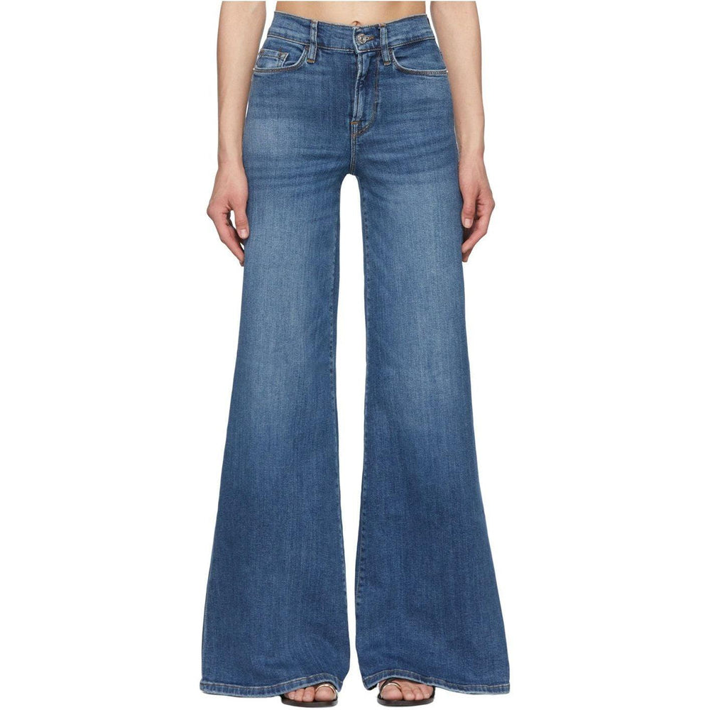 NWT- Frame Denim 'Le Palazzo' Stretch Jeans RRP $455 -Size 25 - Jean Pool