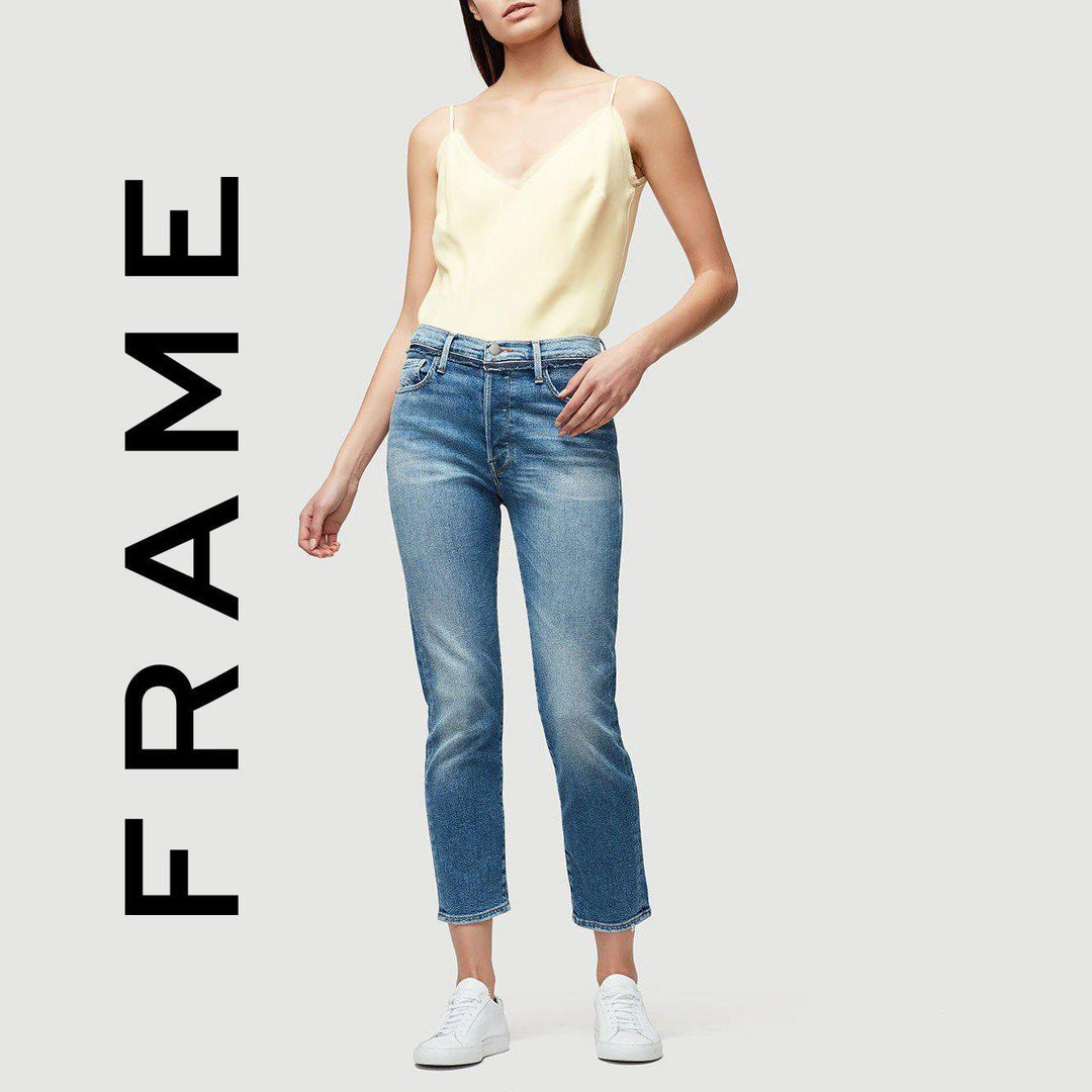 NWT- Frame Denim 'Le Original' High Rise Straight Jeans RRP $385 -Size 28 - Jean Pool