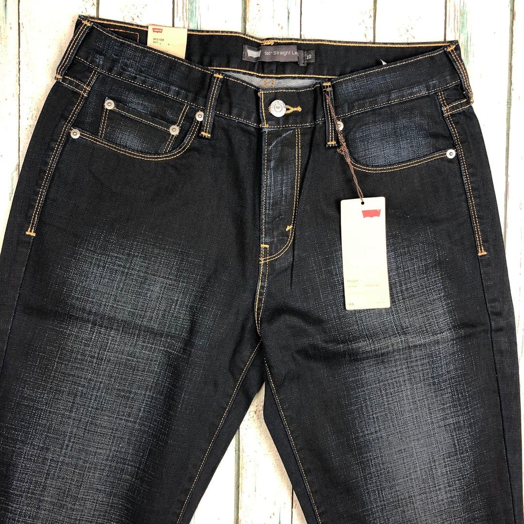 NWT- Levis 505 Straight Leg Denim Jeans - Size 30 S-Jean Pool