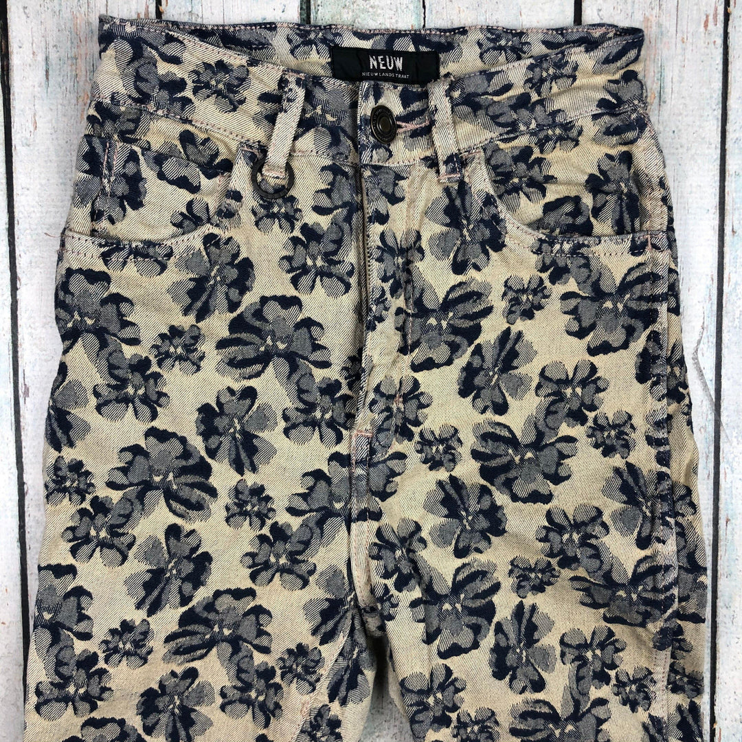 NEUW 'Marilyn High Skinny 'Floral Jacquard Jeans Size 5R or 23