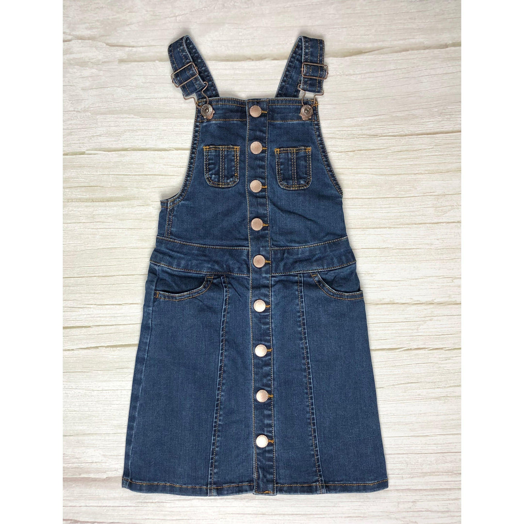 country road denim pinafore dress Styled Three Ways: The Country Road Fitted Denim Dress