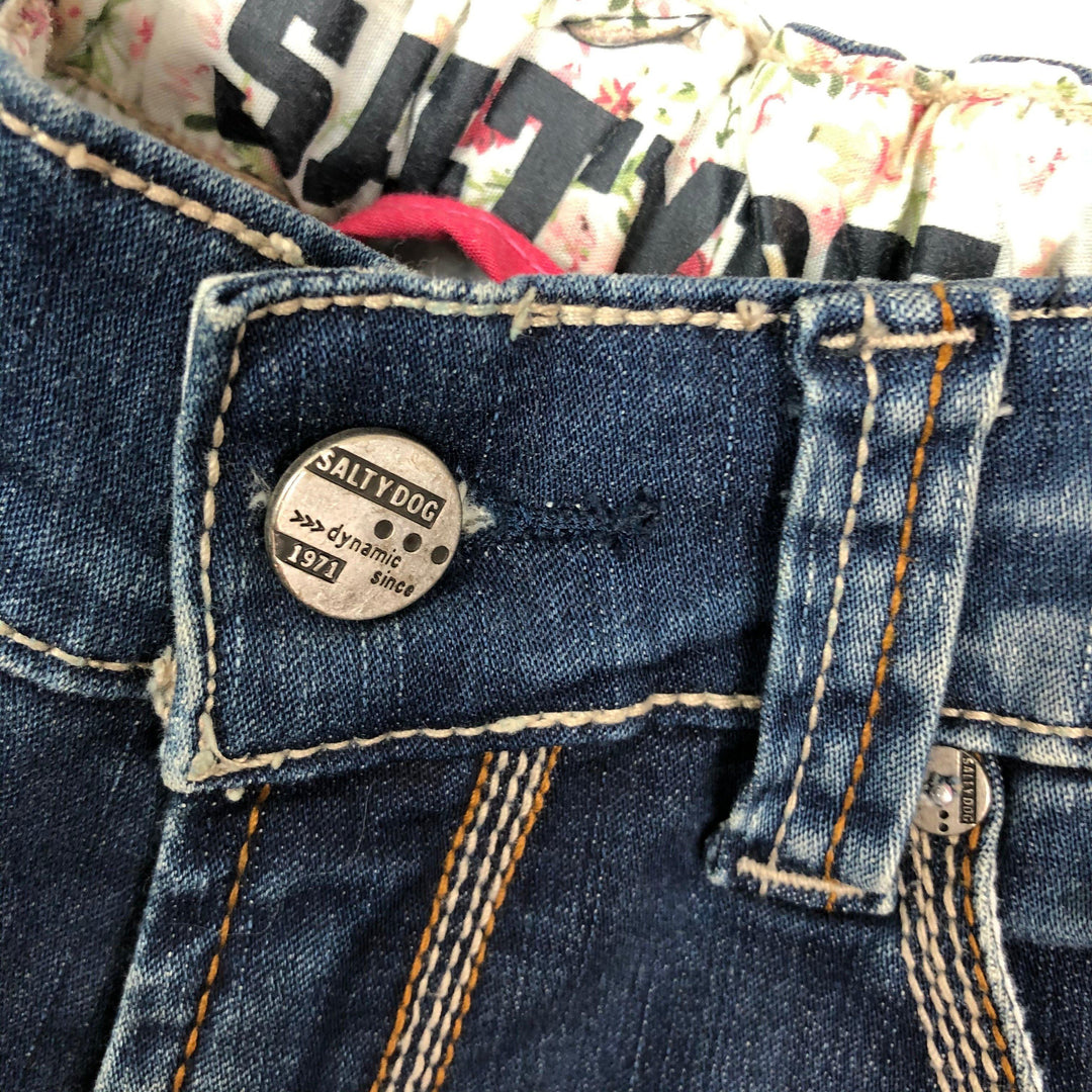 Dutch Salty Dog Girls Distressed Crop Jeans - Size 146 (10/11)-Jean Pool