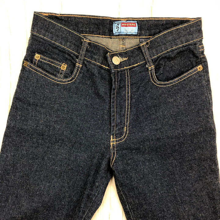 Australian Made Vintage 1980's NAF Stretch Hipsters- Size 8-Jean Pool