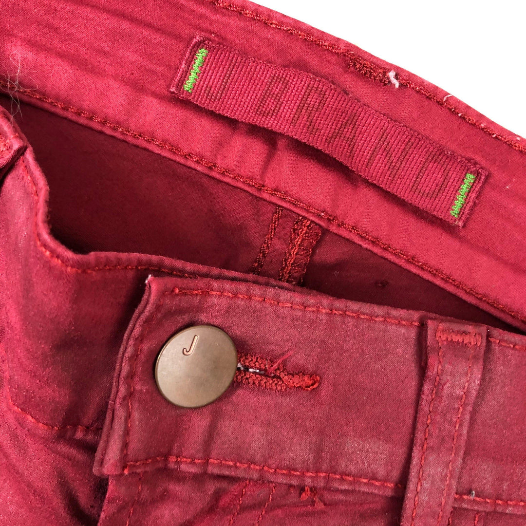 J Brand Coated Red 'Legging' Jeans - Size 27-Jean Pool