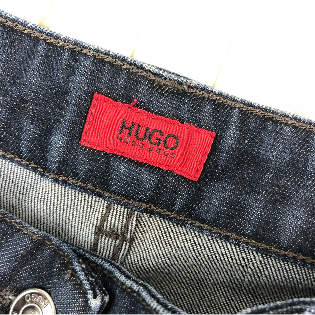 Hugo Boss Ladies Straight Leg Slim Fit Jeans Size- 26-Jean Pool
