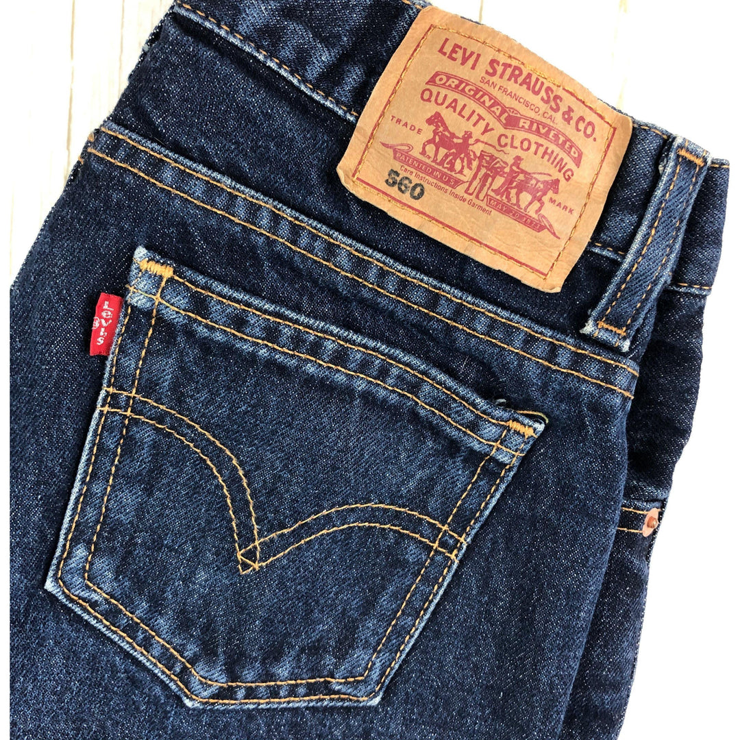 Vintage Aussie Made Levi 560 Jeans -Size 8 or 26"Short-Jean Pool