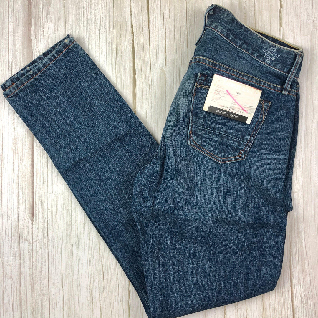 NWT- Earnest Sewn "Harlan" Rickie Limited Edition Selvedge Skinny Jeans - Size 26-Jean Pool