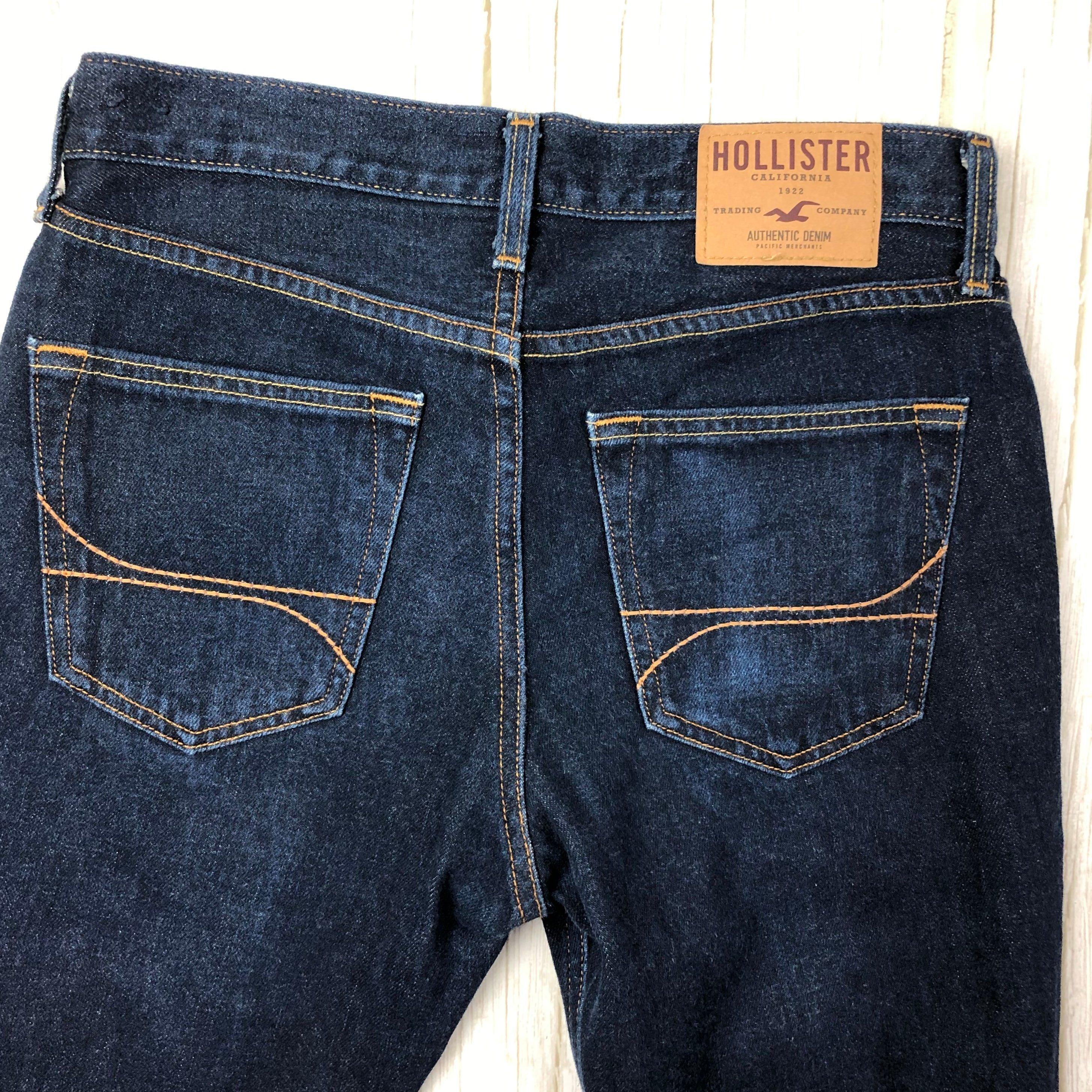 The Hollister Classic Taper Dark Wash Jeans Size 29 30 Jean Pool