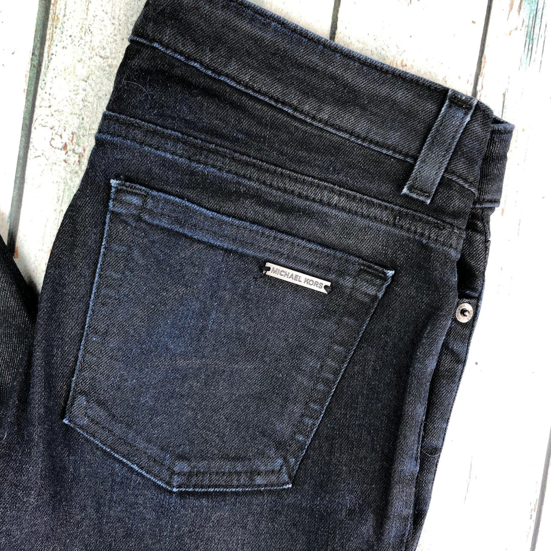 Michael Kors Dark Wash 'Skinny' Coated Stretch Jeans- Size 0 or 6 AU-Jean Pool
