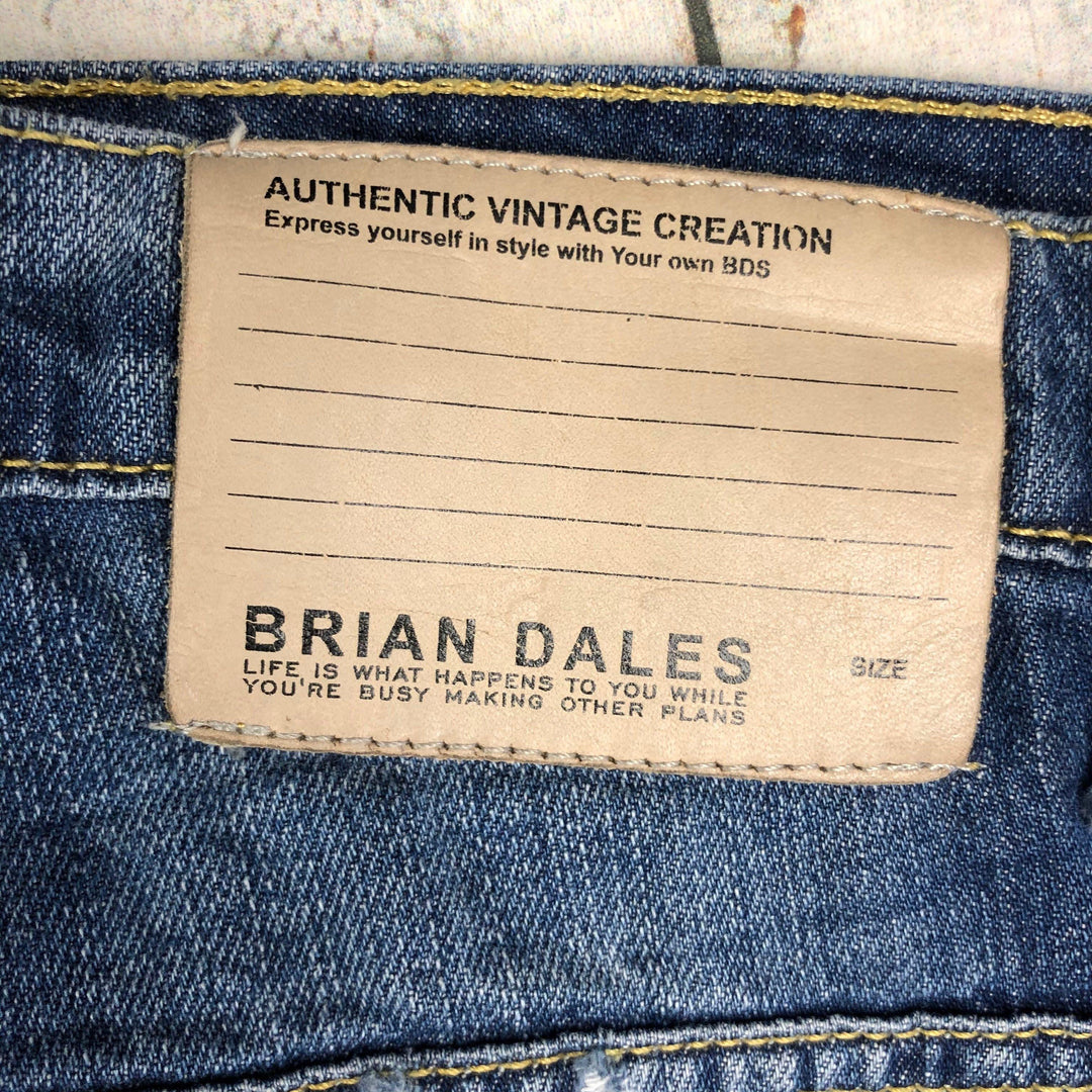 Brian Dales Mens Distressed Slim Leg Jeans - Size 31-Jean Pool