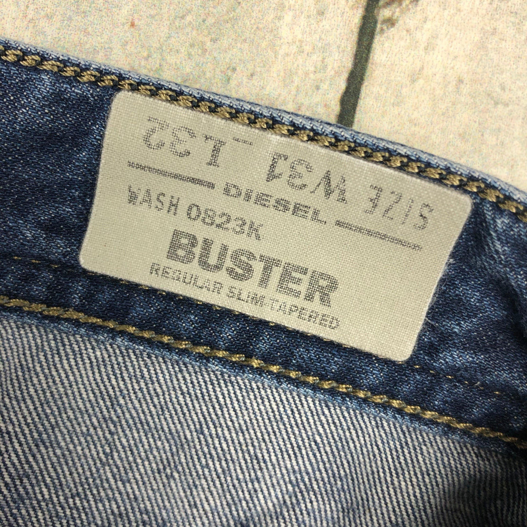 Diesel Mens 'Buster' Slim Tapered Jeans - Size 31 Short-Jean Pool