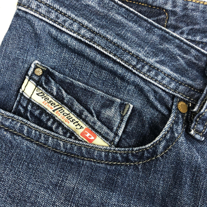 Diesel Mens 'Buster' Slim Tapered Jeans - Size 31 Short-Jean Pool