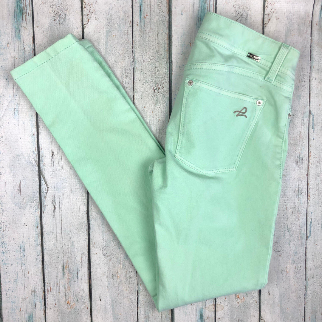 DL1961 'Emma' Stretch Lime Green Skinny Jeans -Size 24" / 6AU-Jean Pool