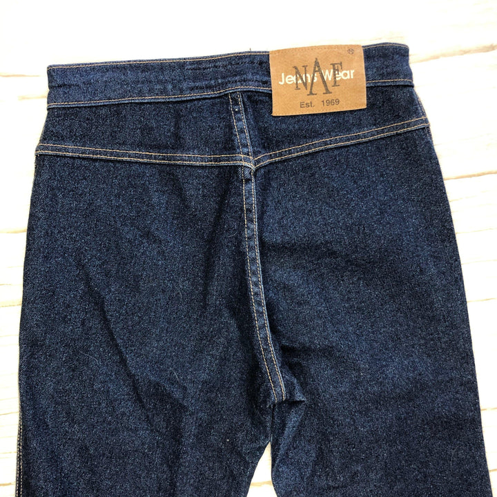 Australian Made Vintage 1980's NAF Stretch Capri Jeans- Size 10-Jean Pool