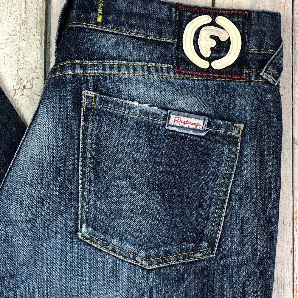 Firetrap Patch 'Slink Plus' Jeans - Size 27-Firetrap-Jean Pool