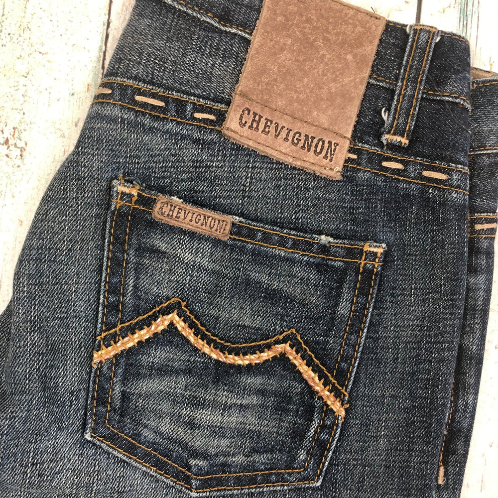 Chevignon Legend Label 'Spot' Jeans- Size 24-Jean Pool