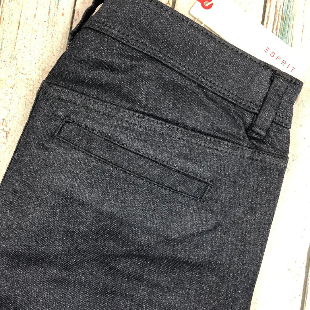 NWT- Esprit 'Slim Leg Jambes Etroites' Coated Denim Jeans - Size 8-Jean Pool