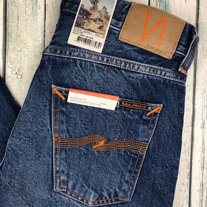 NWT - Nudie Jeans Co. 'Steady Eddie II' Mid Worn Wash Jeans - Size 28/32-Jean Pool